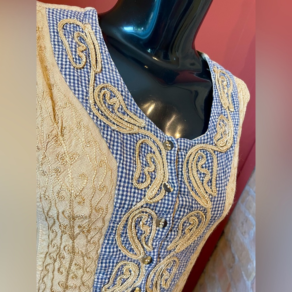 Women’s Boho Sleeveless Blouse ( small ) - Picture 2 of 3
